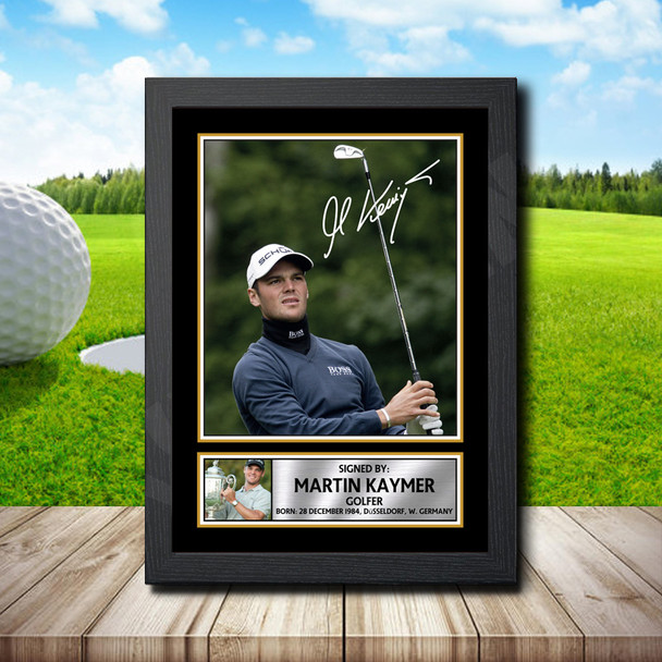 Martin Kaymer - Signed Autographed Golfer Star Print