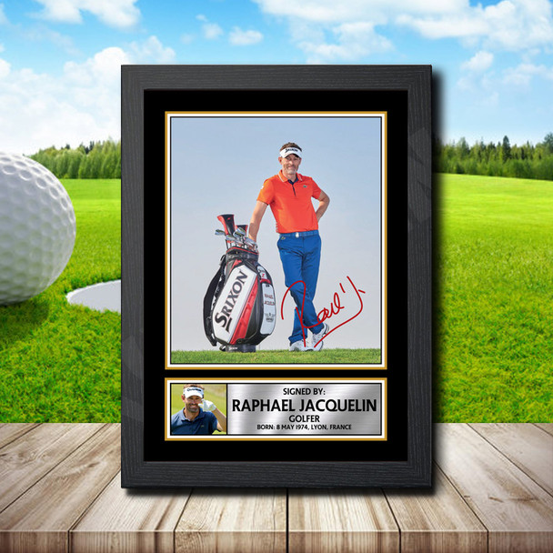 Raphael Jacquelin - Signed Autographed Golfer Star Print