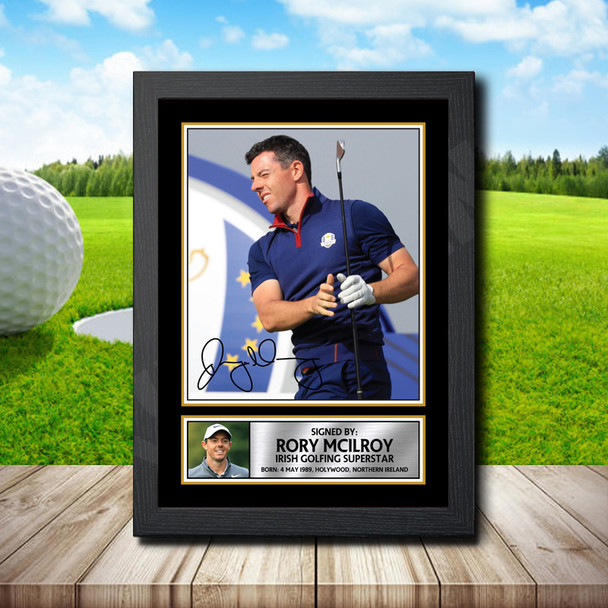Rory Mcilroy 2 - Signed Autographed Golfer Star Print