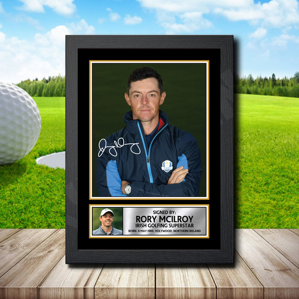 Rory Mcilroy 3 Ryder Cup - Signed Autographed Golfer Star Print