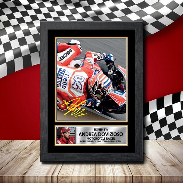 Andrea Dovizioso 1 - Signed Autographed Formula1 Star Print