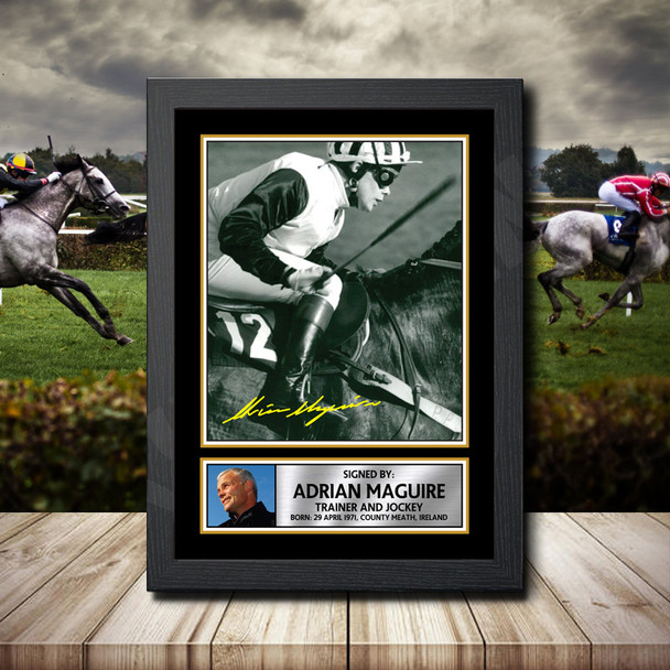 Adrian Maguire 2 - Signed Autographed Horse-Racing Star Print