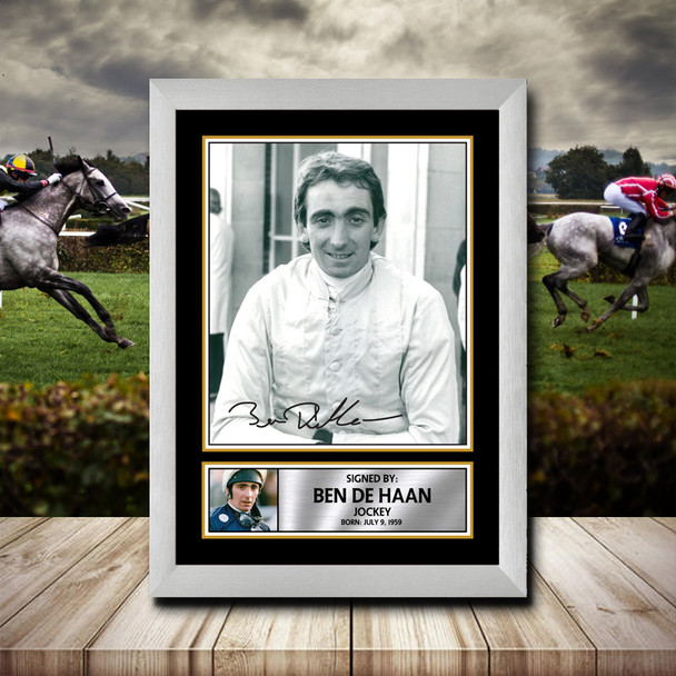 Ben De Haan 2 - Signed Autographed Horse-Racing Star Print