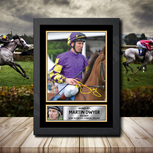 Martin Dwyer - Signed Autographed Horse-Racing Star Print