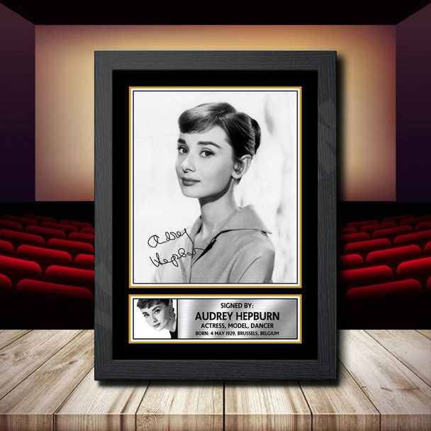Audrey Hepburn 2 - Signed Autographed Movie Star Print