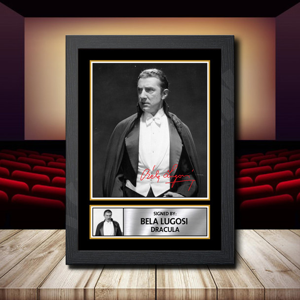 Bela Lugosi Dracula - Signed Autographed Movie Star Print