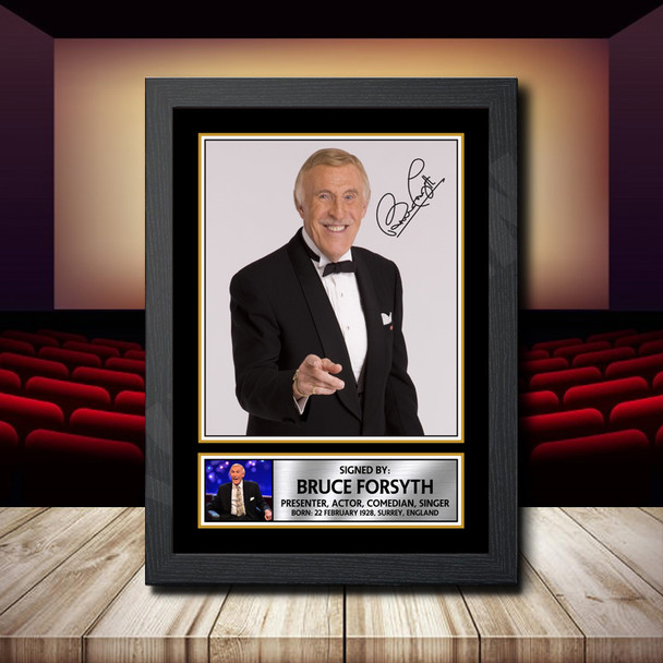 Bruce Forsyth - Signed Autographed Movie Star Print
