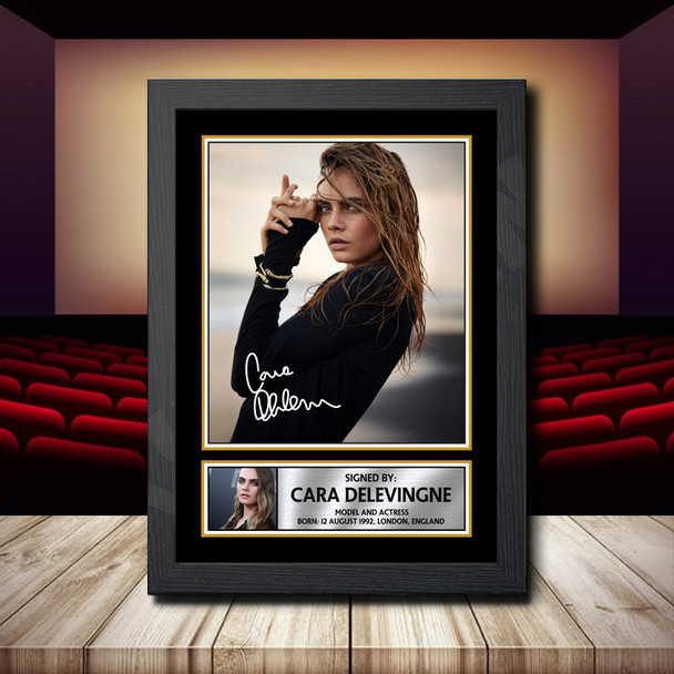 Cara Delevingne 2 - Signed Autographed Movie Star Print