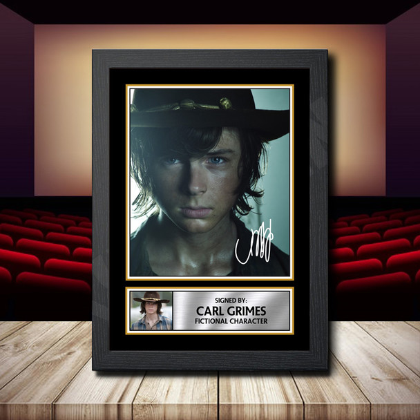 Carl Grimes - Signed Autographed Movie Star Print