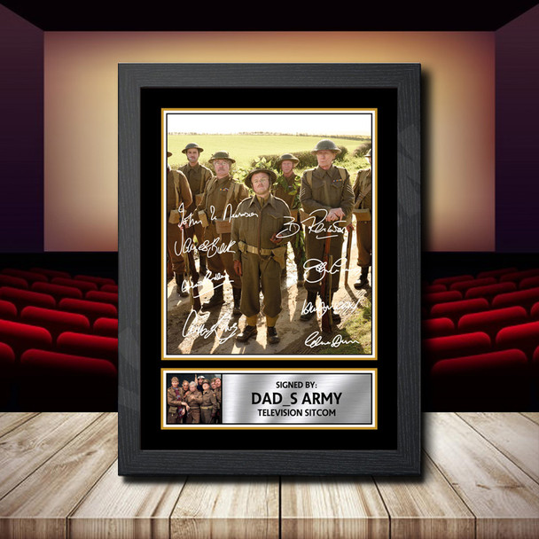 Dad S Army - Signed Autographed Movie Star Print