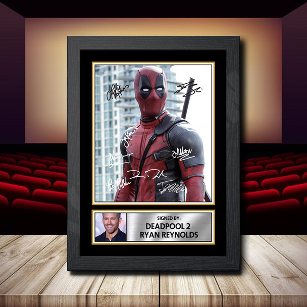 Deadpool 2 Ryan Reynolds - Signed Autographed Movie Star Print