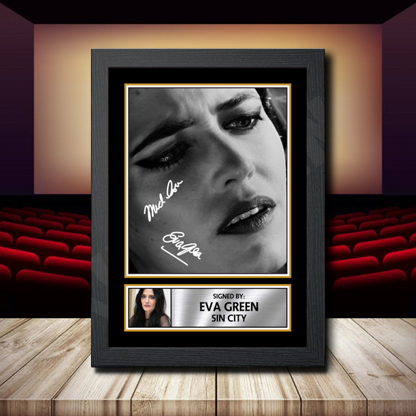 Eva Green Sin City - Signed Autographed Movie Star Print
