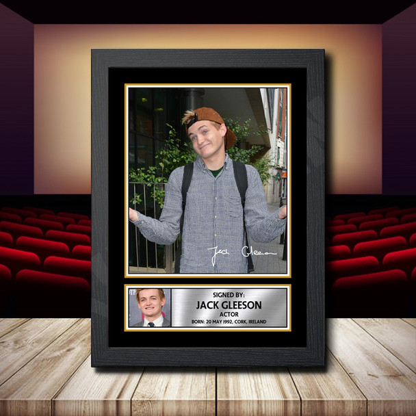 Jack Gleeson 2 Signed Autographed Movie Star Poster Print Framed Merch Gift