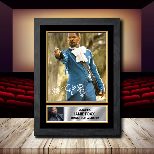 Jamie Foxx Django Unchained 2012 - Signed Autographed Movie Star Print