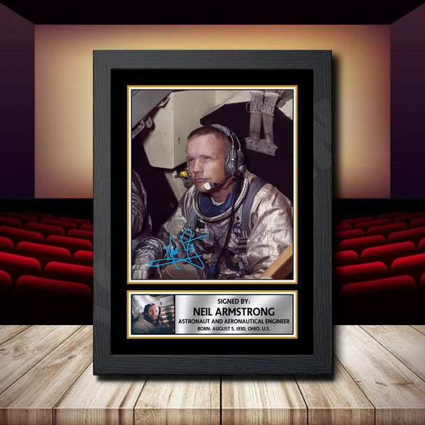 Neil Armstrong - Signed Autographed Movie Star Print