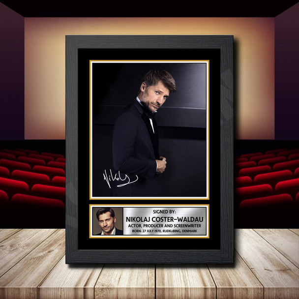 Nikolaj Coster-Waldau - Signed Autographed Movie Star Print