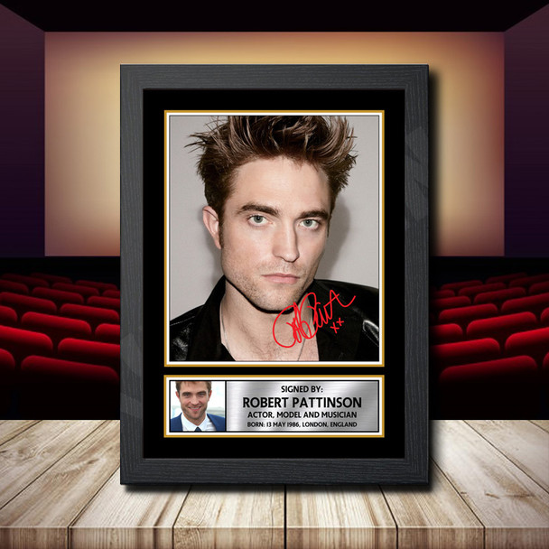 Robert Pattinson - Signed Autographed Movie Star Print