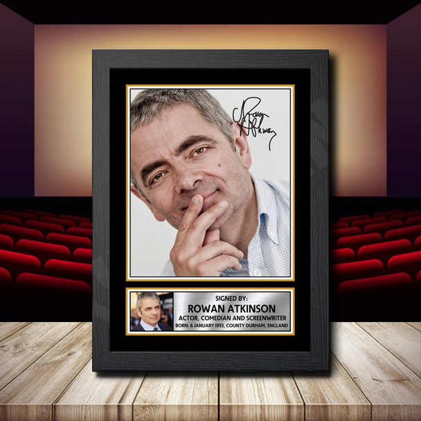 Rowan Atkinson - Signed Autographed Movie Star Print