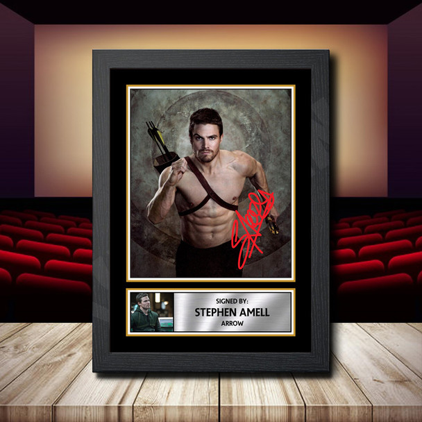 Stephen Amell Arrow - Signed Autographed Movie Star Print