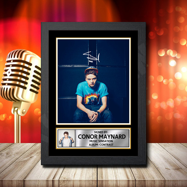 Conor Maynard 1 - Signed Autographed Music Star Print