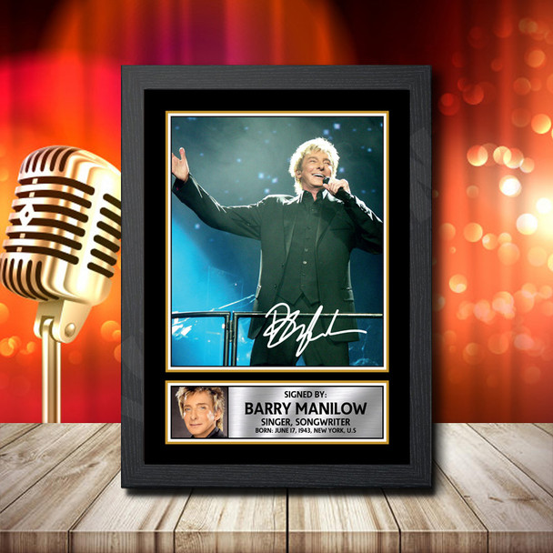 Barry Manilow 2 - Signed Autographed Music Star Print