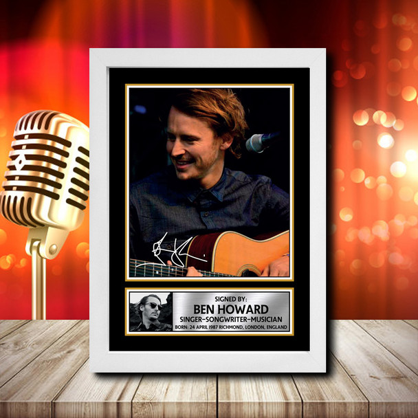 Ben Howard 2 - Signed Autographed Music Star Print