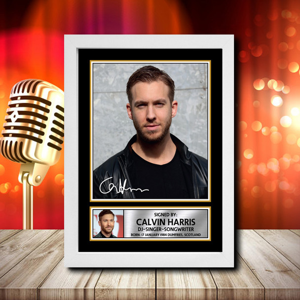 Calvin Harris 2 - Signed Autographed Music Star Print