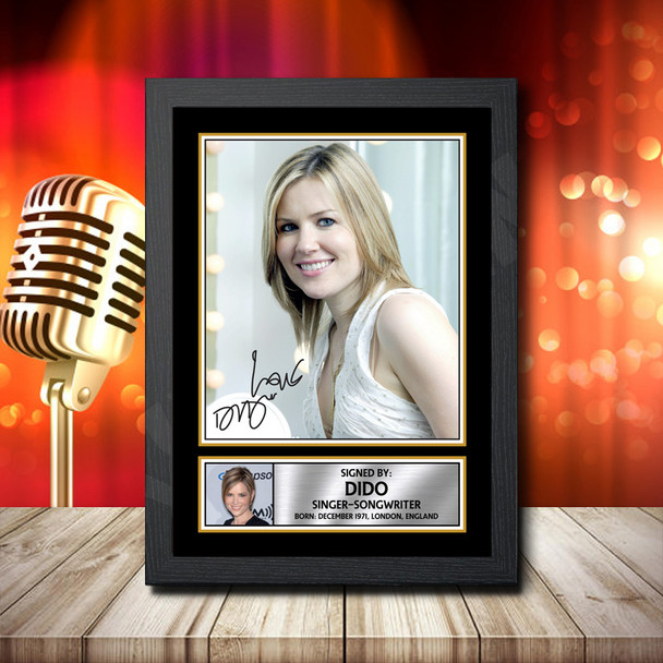 Dido 1 - Signed Autographed Music Star Print