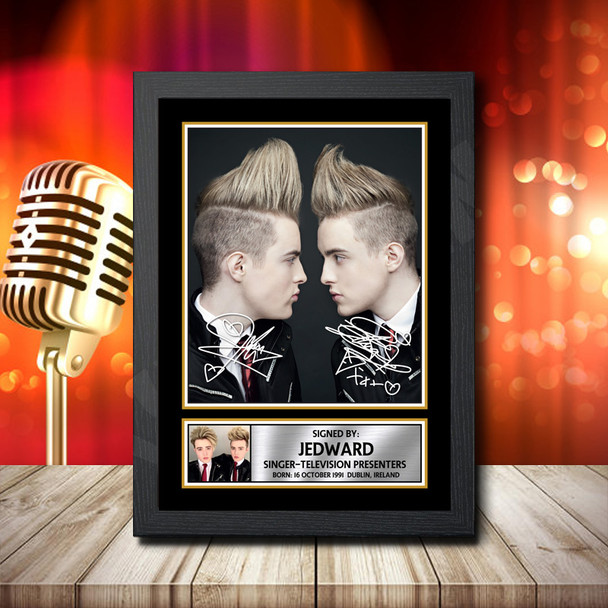 Jedward 2 - Signed Autographed Music Star Print