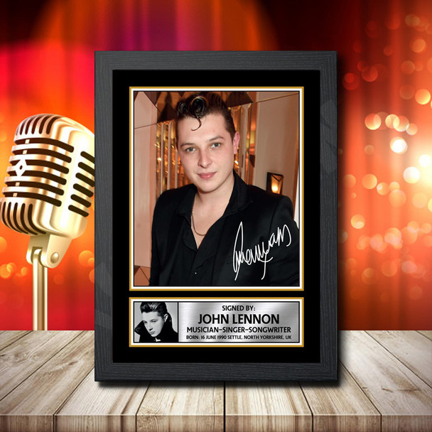 John Newman 2 - Signed Autographed Music Star Print