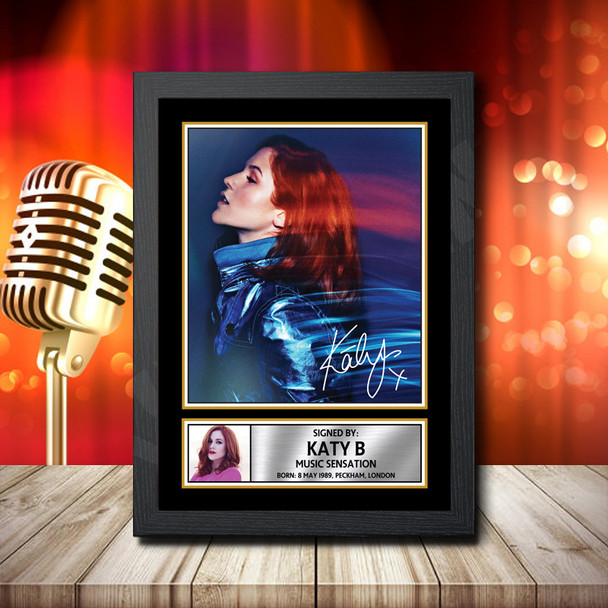 Katy B 2 - Signed Autographed Music Star Print