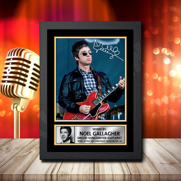 Noel Gallagher 1 - Signed Autographed Music Star Print