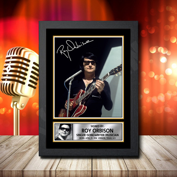 Roy Orbison 2 - Signed Autographed Music Star Print