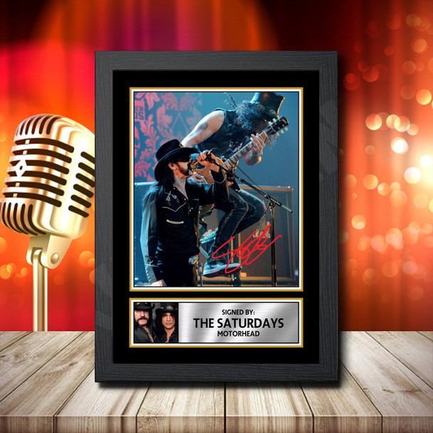 Slash  Lemmy 2 - Signed Autographed Music Star Print