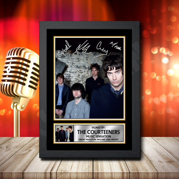 The Courteeners 1 - Signed Autographed Music Star Print