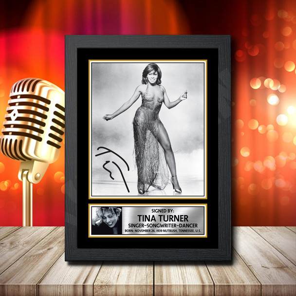 Tina Turner 1 - Signed Autographed Music Star Print