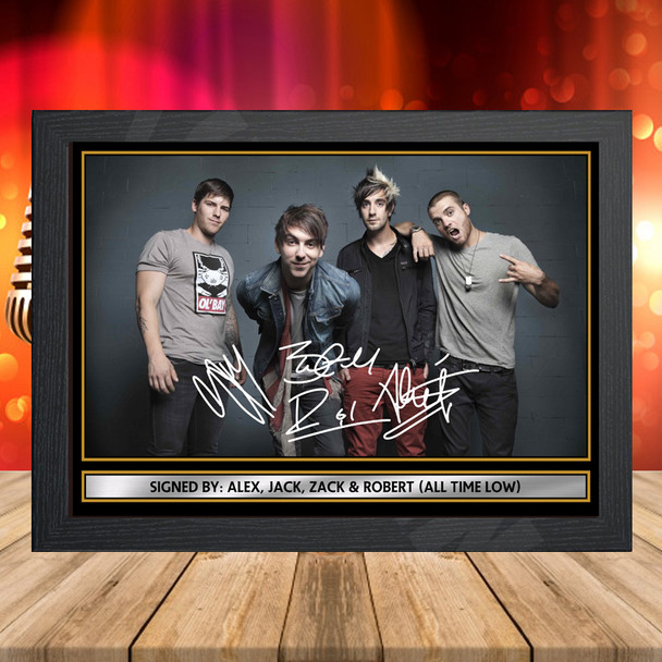 All Time Low - Signed Autographed Music-Landscape Star Print