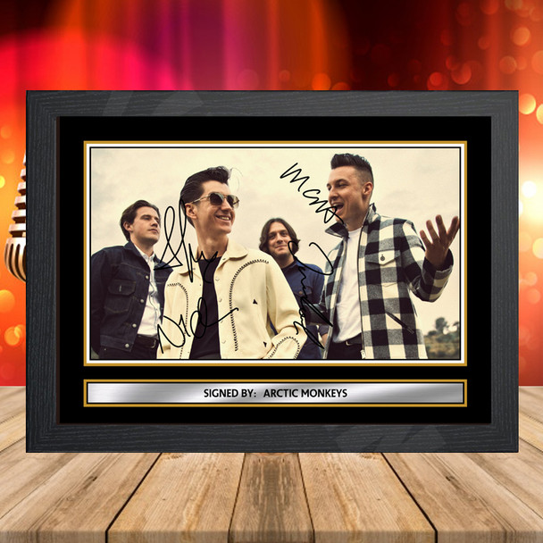 Arctic Monkeys 2 - Signed Autographed Music-Landscape Star Print