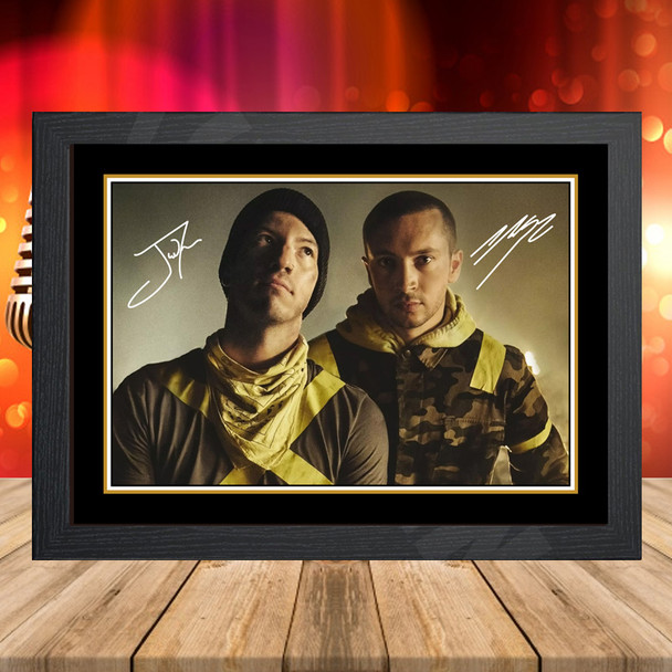 Twenty One Pilots 3 - Signed Autographed Music-Landscape Star Print