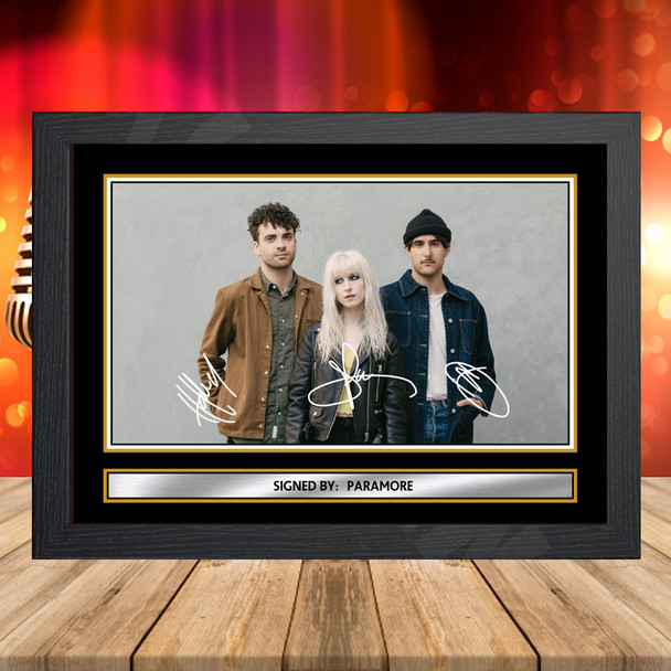 Paramore 1 - Signed Autographed Music-Landscape Star Print