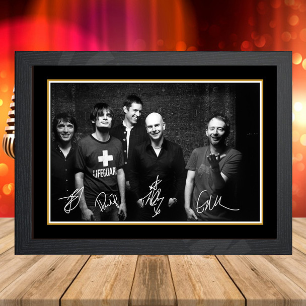 Radiohead - Signed Autographed Music-Landscape Star Print