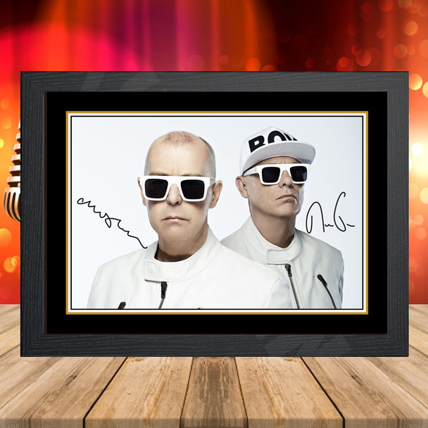 The Pet Shop Boys - Signed Autographed Music-Landscape Star Print