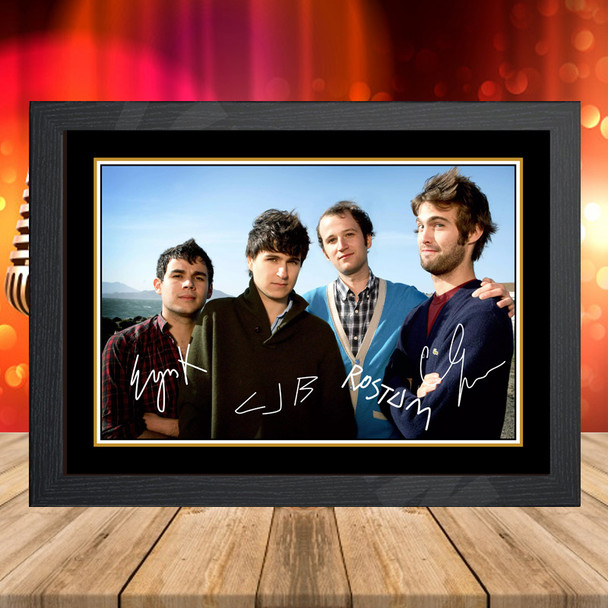 Vampire Weekend 3 - Signed Autographed Music-Landscape Star Print