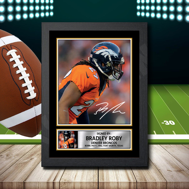 Bradley Roby - Signed Autographed NFL Star Print