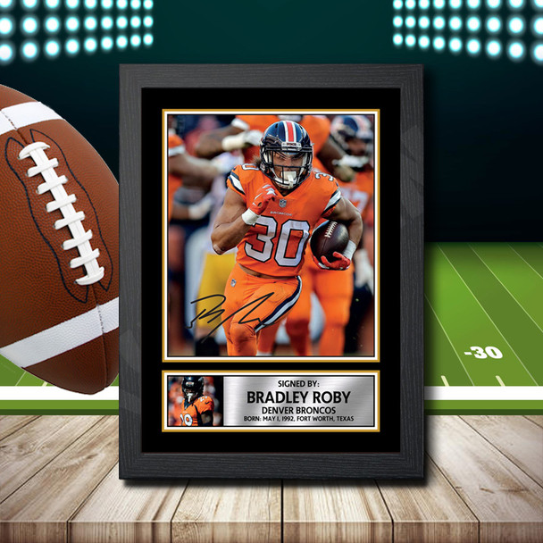 Bradley Roby 2 - Signed Autographed NFL Star Print