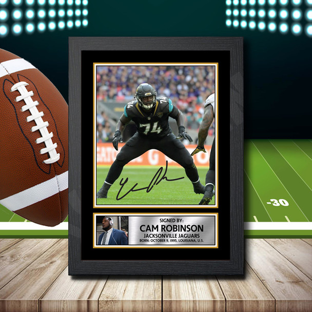 Cam Robinson - Signed Autographed NFL Star Print