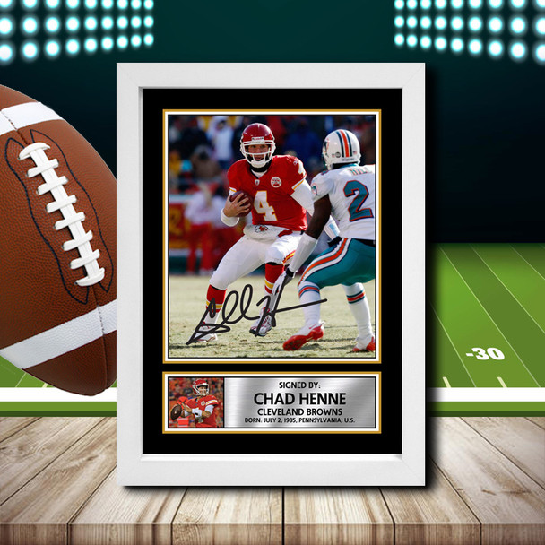 Chad Henne - Signed Autographed NFL Star Print