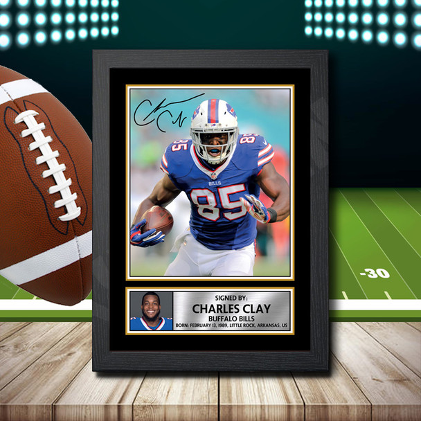 Charles Clay 1 - Signed Autographed NFL Star Print