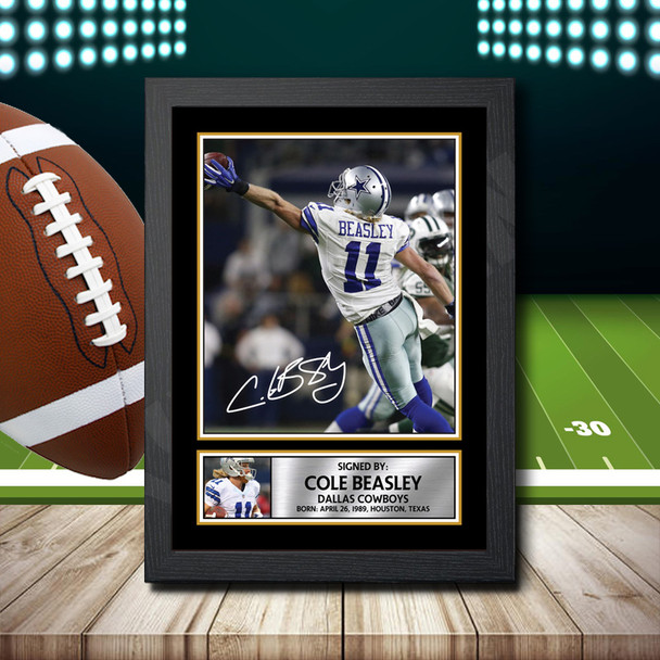 Cole Beasley - Signed Autographed NFL Star Print