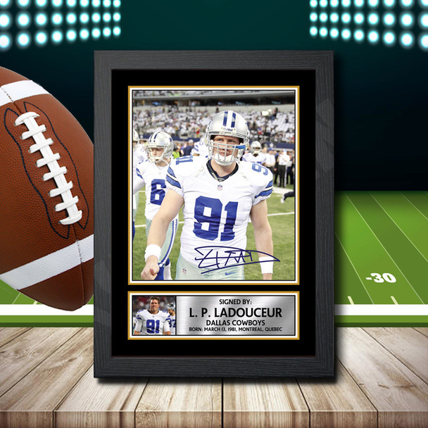 L. P. Ladouceur - Signed Autographed NFL Star Print